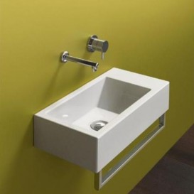 Раковина для ванної накладна Catalano New Zero 50х25 керамічна колір білий матовий 15025VEBM