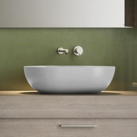 Раковина для ванной накладная Globo T-Edge 60х41 см белая B6O60BI