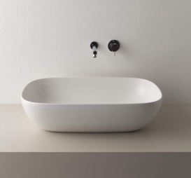 Раковина для ванної накладна Globo T-Edge 60х38 см біла B6R60BI