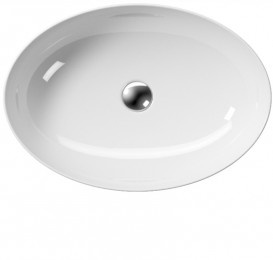 Раковина для ванної накладна GSI Pura білий 8842 11