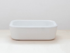 Раковина для ванної накладна Hatria Pencil 38x55 см санфарфор білий Y1GF01