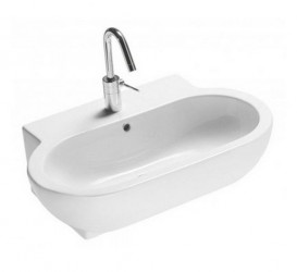 Раковина для ванної накладна Hatria You & Me 70.3х44.5 санфарфор білий YXEN01