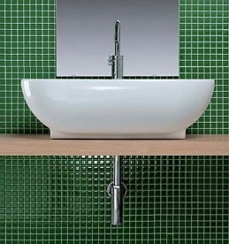 Раковина для ванной накладная Hatria You & Me 70.3х44.5 санфарфор белый YXEN01