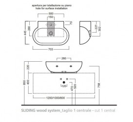 Раковина для ванної накладна Hatria You & Me 70.3х44.5 санфарфор білий YXEN01