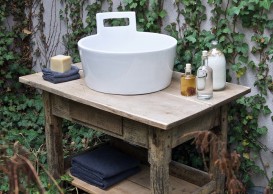 Раковина для ванной накладная Jika Art Ø 46 см керамика белый H8101410001041