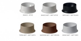 Раковина для ванной накладная Kerasan Ciotola C5 ø46 см черный матовый 430531