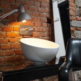 Раковина для ванной накладная Kerasan Ciotola C4 ø46 см санфарфор белый матовый 430430