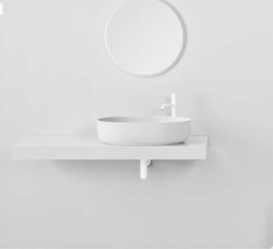 Раковина для ванної накладна Kerasan Nolita 60x40 санфарфор білий матовий 534330