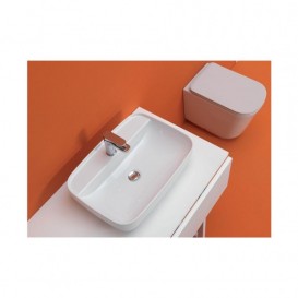 Раковина для ванной накладная Kerasan Tribeca 60х38 санфарфор белый 514301