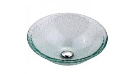 Раковина для ванной накладная круглая стеклянная Kraus GV-950-12mm