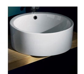 Раковина для ванной накладная AeT коллекция Spot белая L202T0R0V0