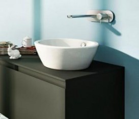 Раковина для ванной накладная круглая Catalano Velis 42х42 керамика цвет белый 142APVL00