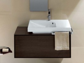 Раковина для ванної накладна ліва Hatria GRANDANGOLO 75х50 см YXEU01