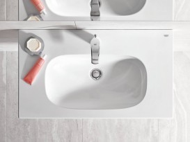 Раковина для ванної накладна на стільницю Grohe Euro Ceramic 80 альпін-білий 3958400H