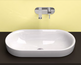 Раковина для ванной накладная полувстраиваемая Catalano Sfera 70х37 керамика цвет белый 170ASFN00