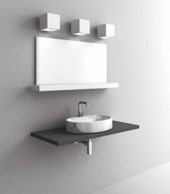 Раковина для ванной овальная Kerasan Cento накладная 50х35 см белая 355101