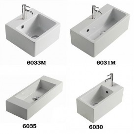 Раковина для ванной подвесная Galassia коллекция Plus Design белая 6030