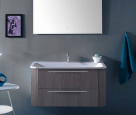 Раковина для ванної підвісна Globo STONE 100x48x16.5 см без отворів під змішувач біла SSN15.BI