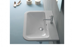 Раковина для ванної підвісна Globo STONE 70x48x16.5 см без отворів під змішувач біла SSN06.BI