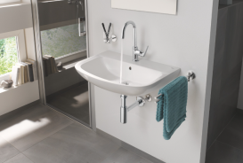 Раковина для ванної підвісна Grohe Bau Ceramic 65 альпін-білий 39420000