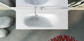 Раковина для ванної підвісна Catalano Impronta 125х50 кераміка колір білий 1125IMN00