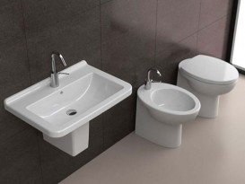 Раковина для ванной подвесная Hatria Erika Pro 65х45 см белый YXBE01