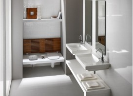 Раковина для ванної підвісна Hatria Grandangolo 50х50 см чаша справа білий YXFA01