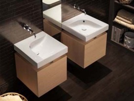 Раковина для ванной подвесная Hatria Grandangolo 50х50 см чаша слева белый YXFB01