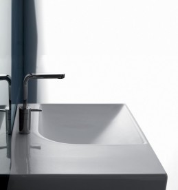 Раковина для ванної підвісна Hatria Grandangolo 50х75 см чаша справа білий Y0YD01