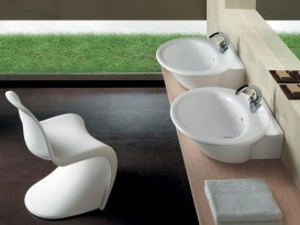 Раковина для ванной подвесная Hatria Sculture 57.5x65 см санфарфор белый Y0LZ01