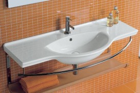 Раковина для ванної підвісна Hatria Sophie 50х120 см санфарфор білий Y0HE01