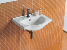 Раковина для ванной подвесная Hatria Sophie 45х56 см санфарфор белый Y0HG01