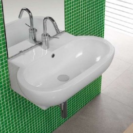 Раковина для ванной подвесная Hatria You & Me 70.3х44.5 санфарфор белый Y0UJ01