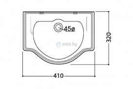 Раковина для ванной подвесная Kerasan Retro белая 103301