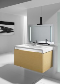 Раковина для ванної підвісна / накладна Roca Stratum 90х50 см з отвором для змішувача кераміка біла A327632000