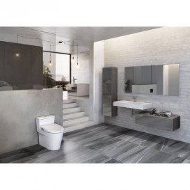 Раковина для ванної підвісна / накладна Roca Inspira 100х49 см кераміка біла A32752A000