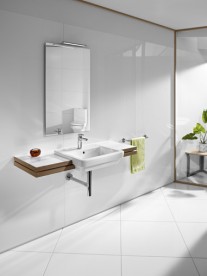 Раковина для ванной подвесная Roca Dama-n Compact 45х32 с одним отверстием под смеситель белая A327789000