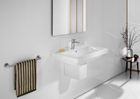 Раковина для ванної підвісна Roca Dama-n 60х46 з одним отвором під змішувач біла A327784000