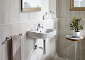 Раковина для ванної підвісна Roca Debba 55х44 з одним отвором під змішувач кераміка білий A325995000