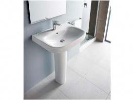 Раковина для ванної підвісна Roca Debba 60х48 з одним отвором під змішувач кераміка білий A325994000