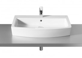 Раковина для ванной подвесная Roca Hall 65х49.5 с одним отверстием под смеситель керамика белая A327621000