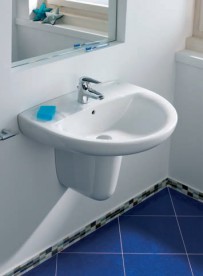 Раковина для ванної підвісна Roca колекція Victoria біла A327395000