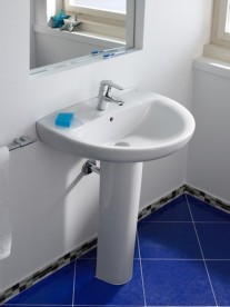 Раковина для ванної підвісна Roca колекція Victoria біла A325394000