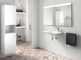 Раковина для ванної підвісна / врізна Roca Kalahari 65х45 см з отвором для змішувача справа кераміка біла A32787400H