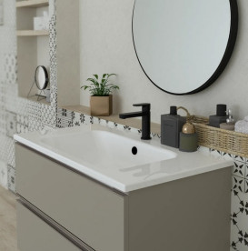 Раковина для ванной Ponsi Planet 101х46 см искусственный мрамор глянцевый белый BLMARLPLAN0002