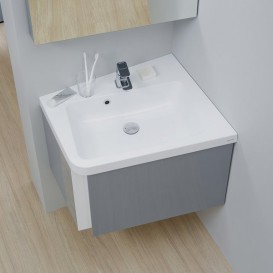 Раковина для ванной Ravak 10° 650 R с отверстием искусственный мрамор белая XJIP1165000