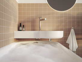 Раковина для ванной Ravak ARC 82,8х43,6 см полка слева литой мрамор белый XJXL1283000