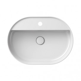 Раковина для ванної кімнати Ravak Ceramic Slim Shelf O 55х40 см кераміка білий XJX01155003