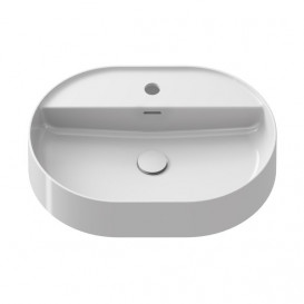 Раковина для ванної кімнати Ravak Ceramic Slim Shelf O 55х40 см кераміка білий XJX01155003