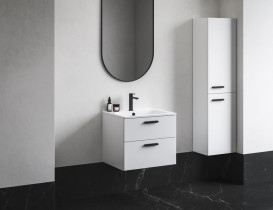 Раковина для ванной Ravak Chrome Slim 60х49 см литой мрамор белый XJG01160001